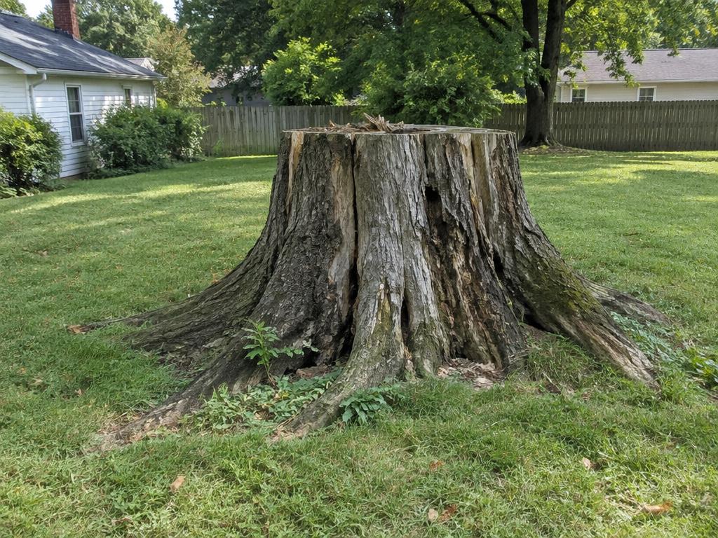 Stump Grinding before